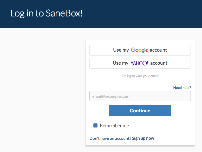 cancel sanebox 1
